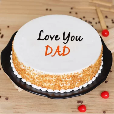 Fathers Day Butterscotch Cake