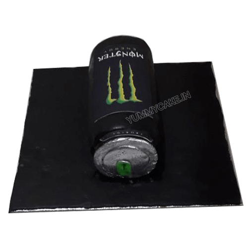 Monster Can Shaped Cake