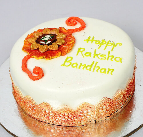 A Festive Cake For Rakshabandhan - Wishingcart.in
