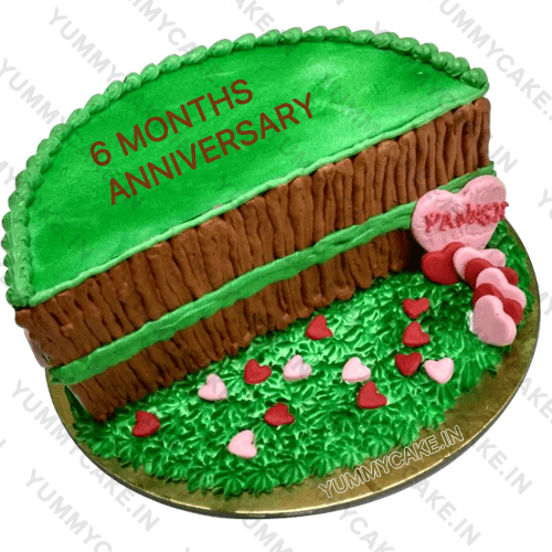 Six Months Anniversary Cake