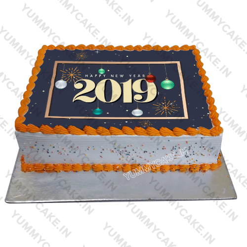 Happy New Year Cake 2019