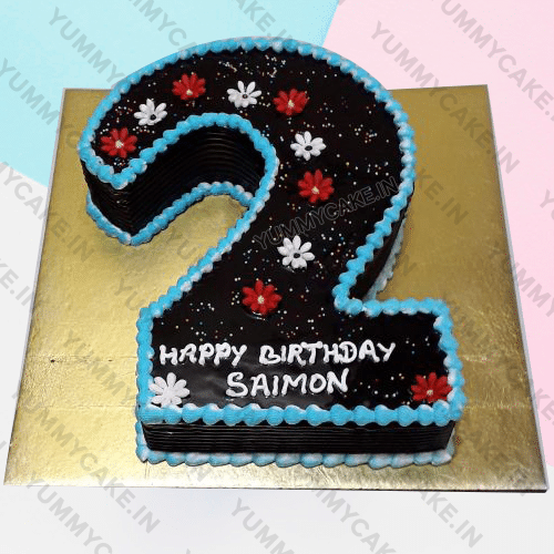 Special 2 Number Cake