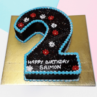 special 2 number cake