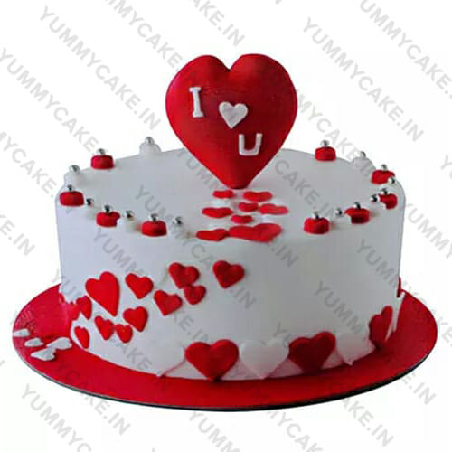 Your First Valentine Cake