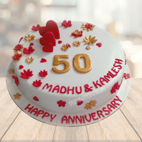 Happy Anniversary Cake With Name Online Free