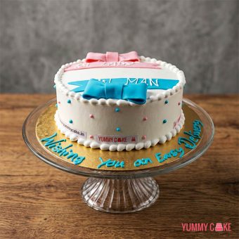 Cake for Twins Boy and Girl
