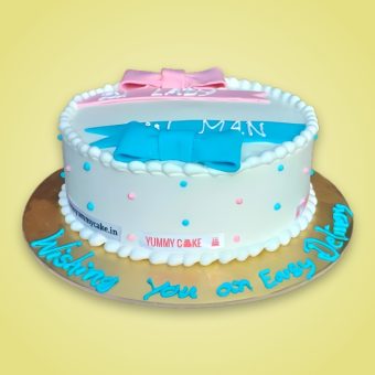 cake for twins boy and girl