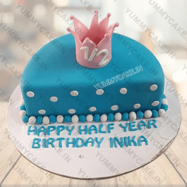 Half Birthday Cake Online