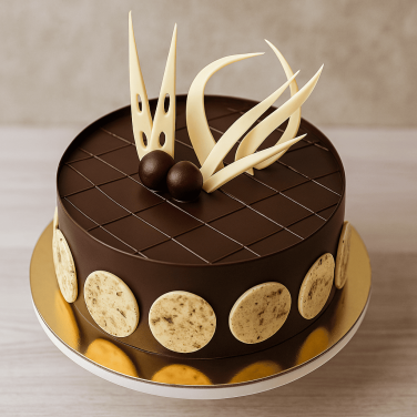Classic Choco Crown Cake