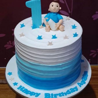 birthday cake baby boy 1 year