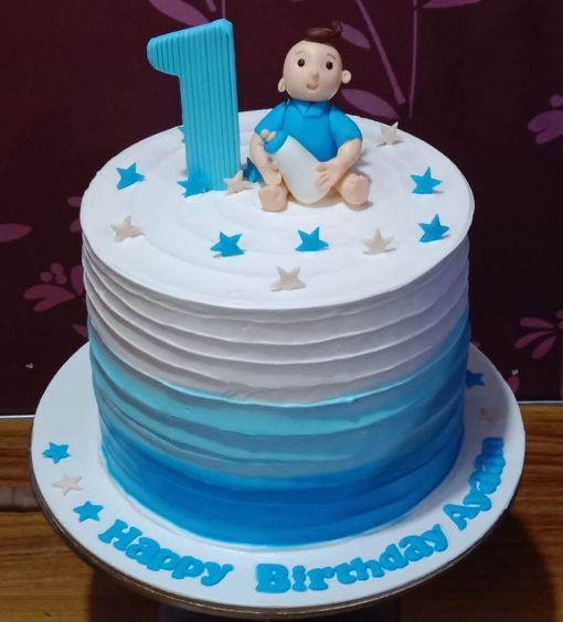 birthday cake baby boy 1 year