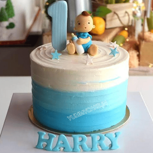 Birthday Cake for Baby Boy 1 Year
