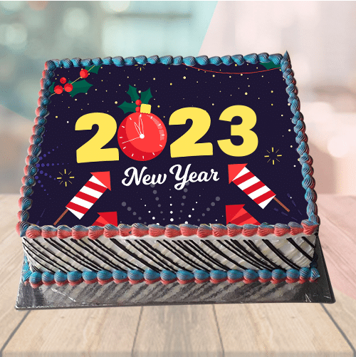 new year designer cake 2023
