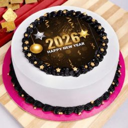 new year theme cake for 2026