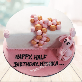 6 month birthday cake online