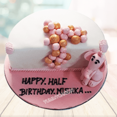 6 Month Birthday Cake Online