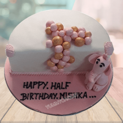 6 Month Birthday Cake Online Yummycake