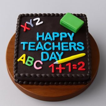 Teachers’ Day Blackboard Cake