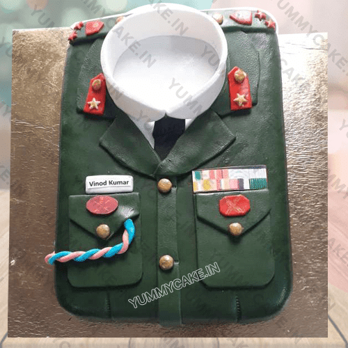 Army Uniform Cake