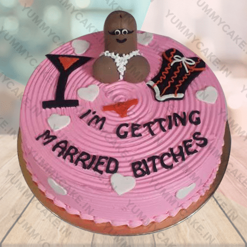 Bachelorette Cake for Bride
