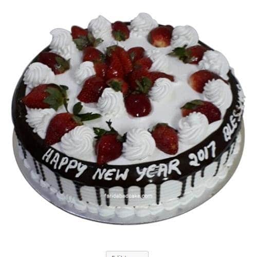 Strawberry black forest cake to gift mother
