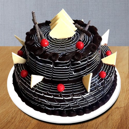2 layer birthday cake