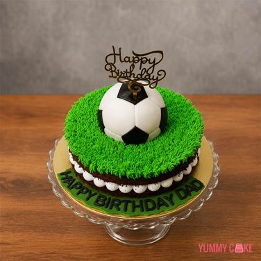 Football Cake for Dad's Birthday
