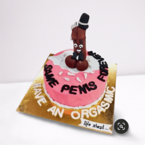 same penis cake for bride