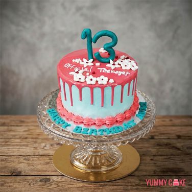 13th Birthday Cake for Girl