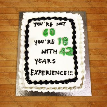 60th birthday cake online