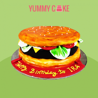 Burger Design Cake online