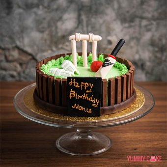 Cricket Theme KitKat Cake