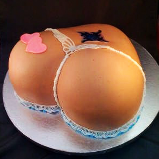 bachelor party butt cake