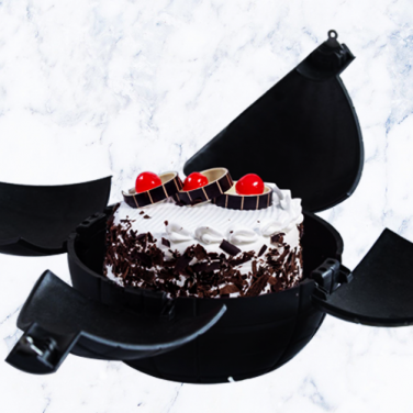 Surprise Black Forest Bomb Cake
