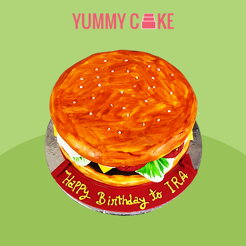 Burger Design Cake