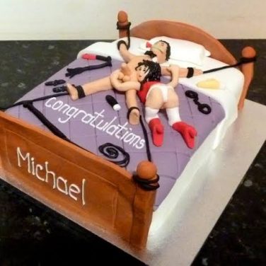 customized bachelor party cake