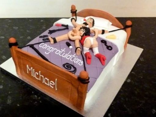 customized bachelor party cake