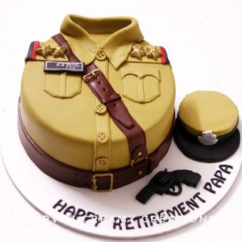 police retirement cake