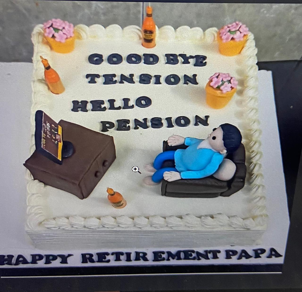 Retirement Cake | Once Upon a Cake | Retirement cakes, Cake online, Friends  cake