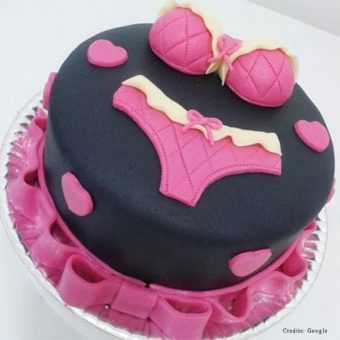 bra panty adult cake