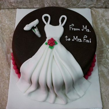 Bridal Dress Cake