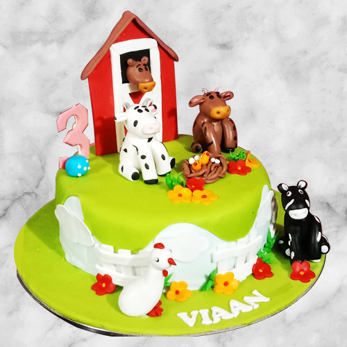 farm house cake design