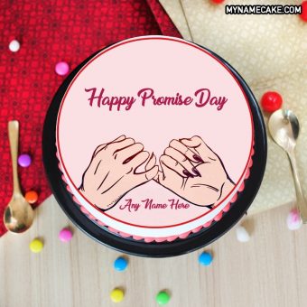 Happy Promise Day Cake