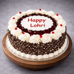 lohri special black forest cake