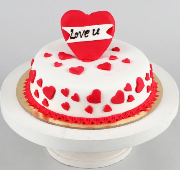 Love Valentine Cake for Husband or Wife | YummyCake