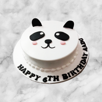 peppy panda cake