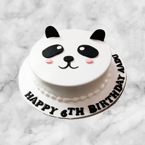 peppy panda cake