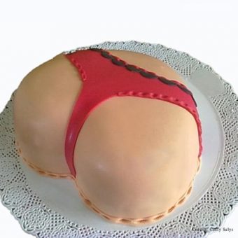 sexy butt cake