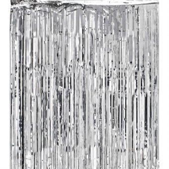 silver foil curtain