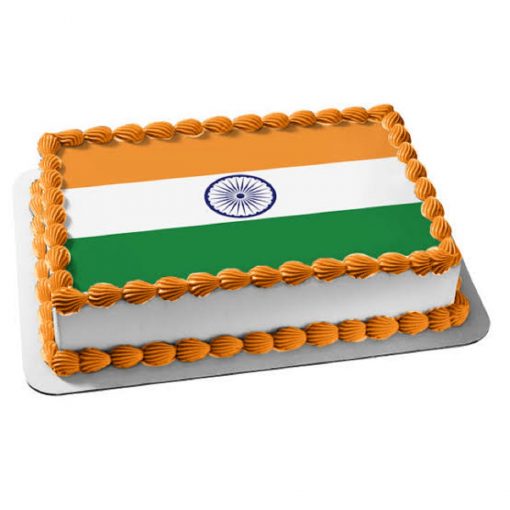 Tricolour Republic Day Cake
